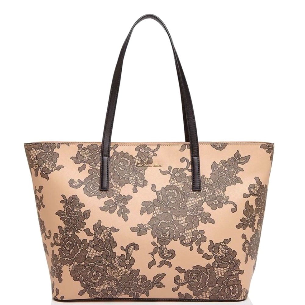 Michael Kors Lace Oyster Light Pink Tote
